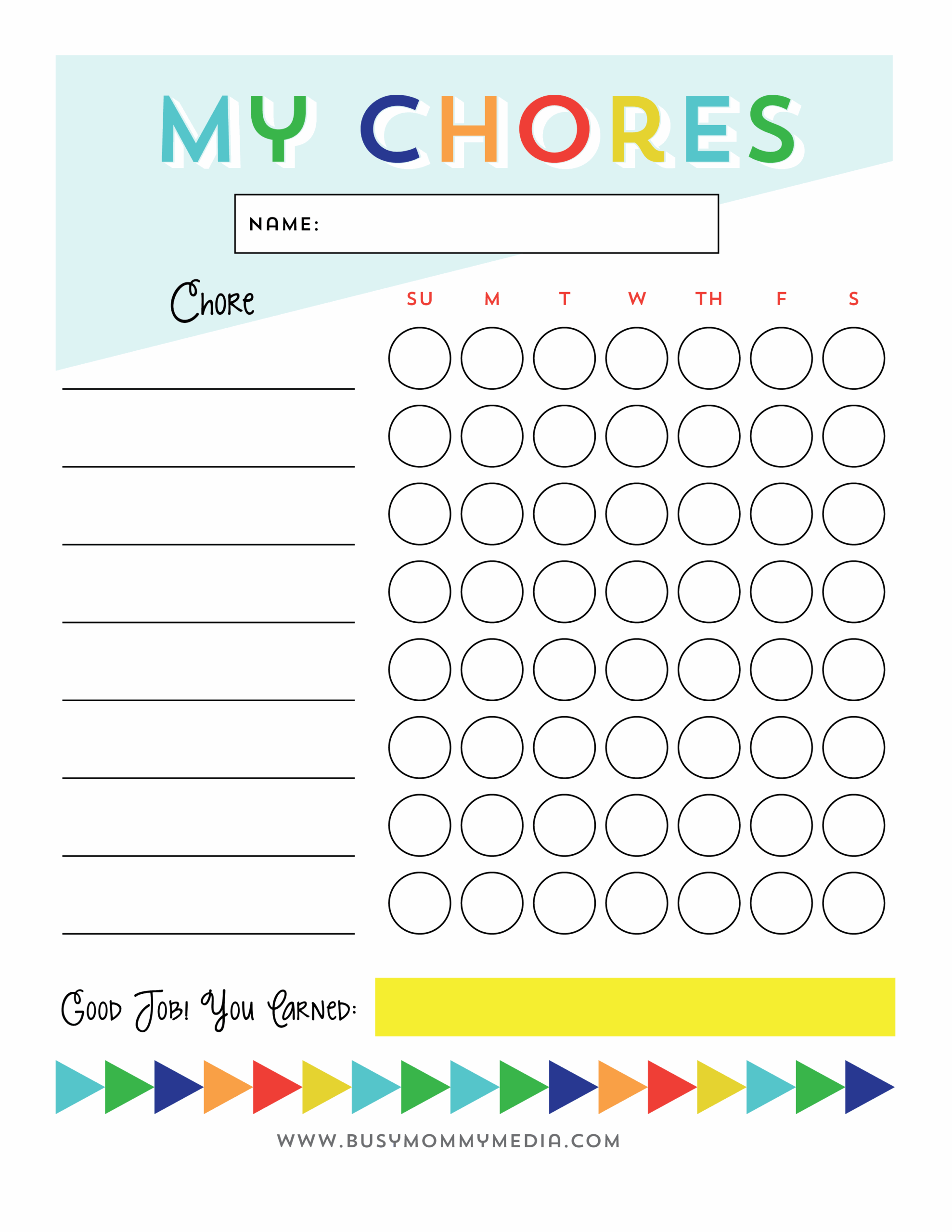 Printable Claen Up Signs For Preschool