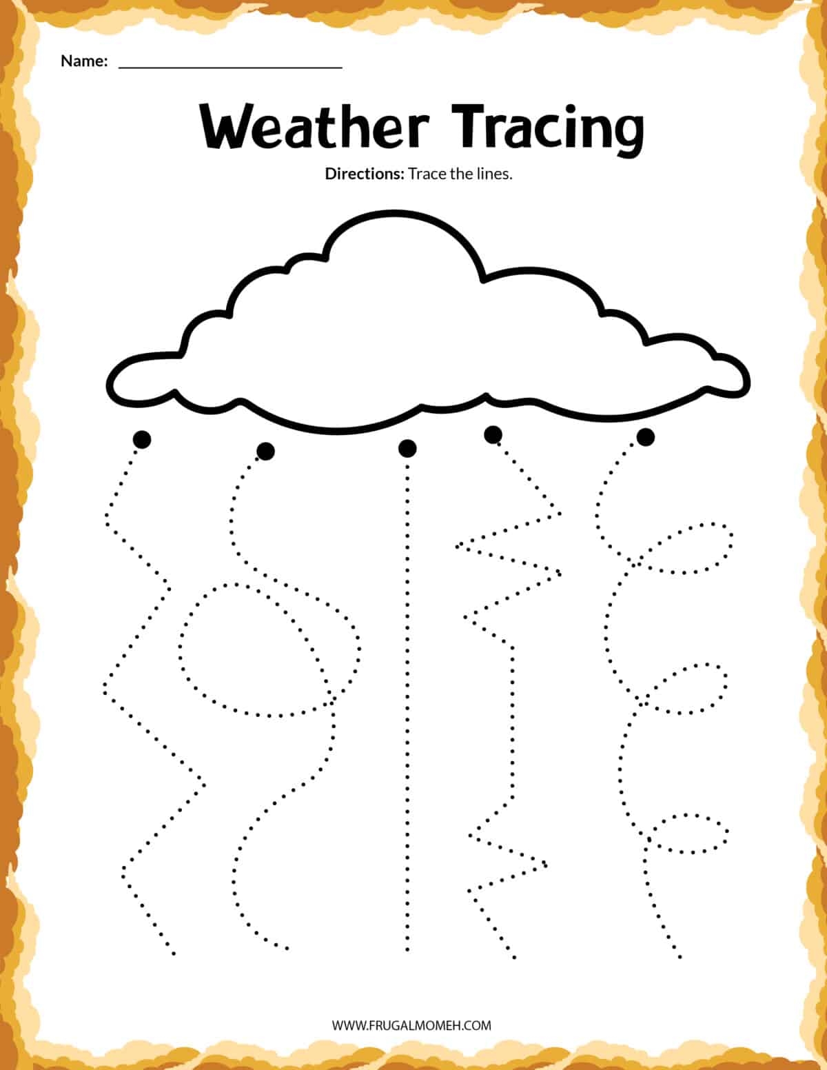 Free Printable Clouds Activity Sheets Frugal Mom Eh 