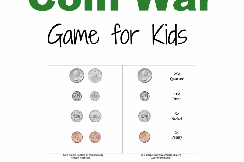 Free Printable Coin Value Worksheets