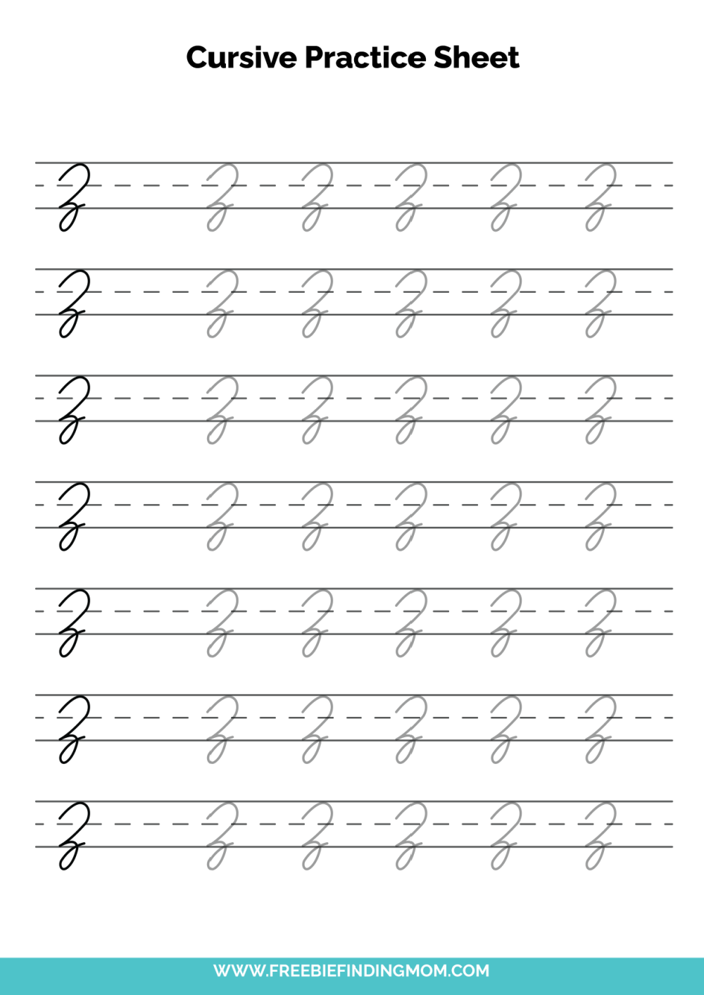 Cursive Handwriting Worksheets Free Printable Cursive Handwriting Worksheets Free Printable