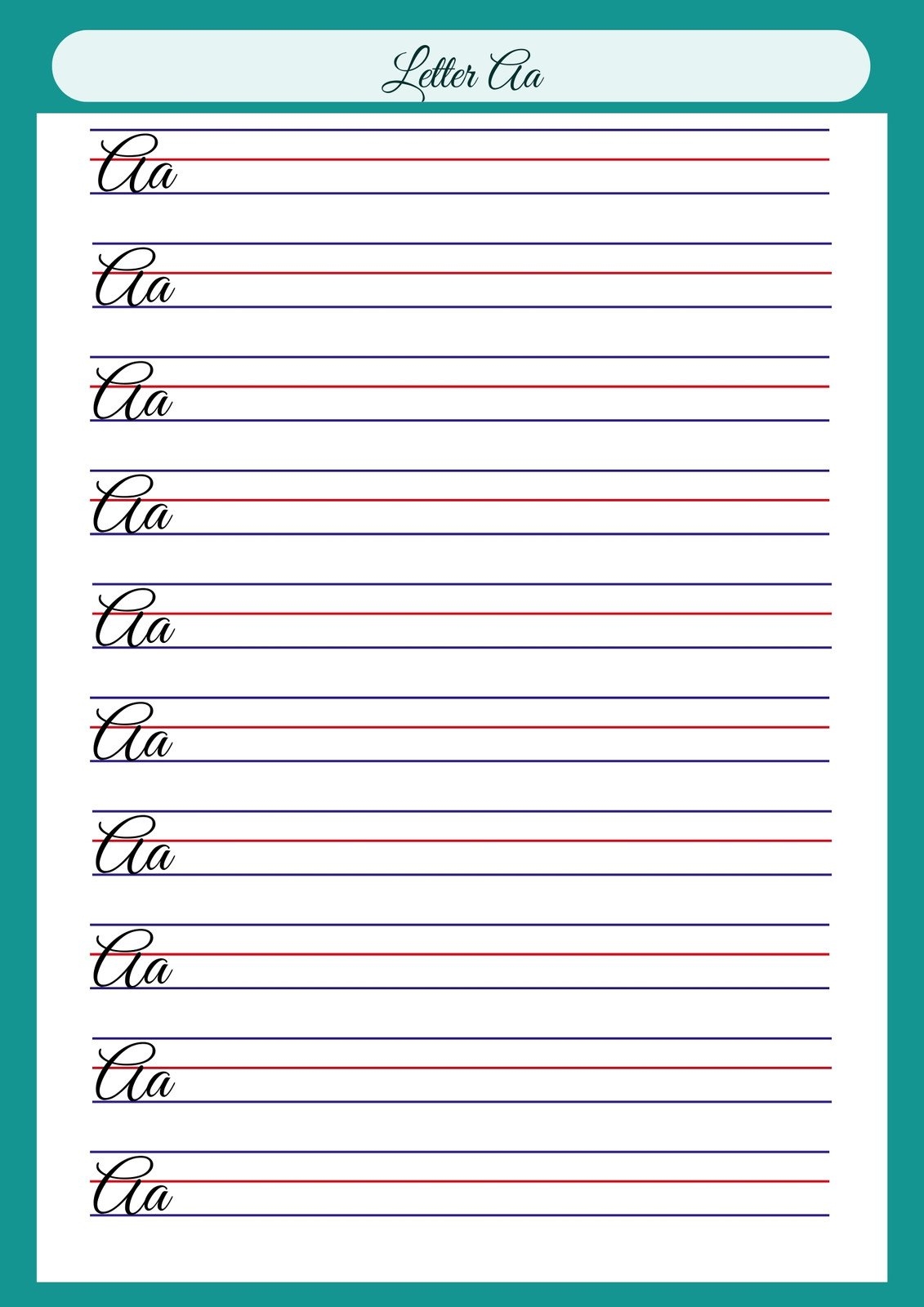 Free Printable Handwriting Worksheets Pdf