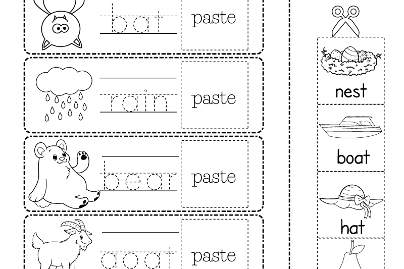 Rymying Worksheets Free Kindergarten