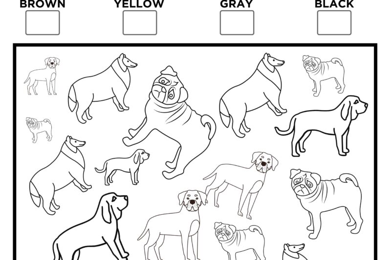 Free Printable Dog Worksheets