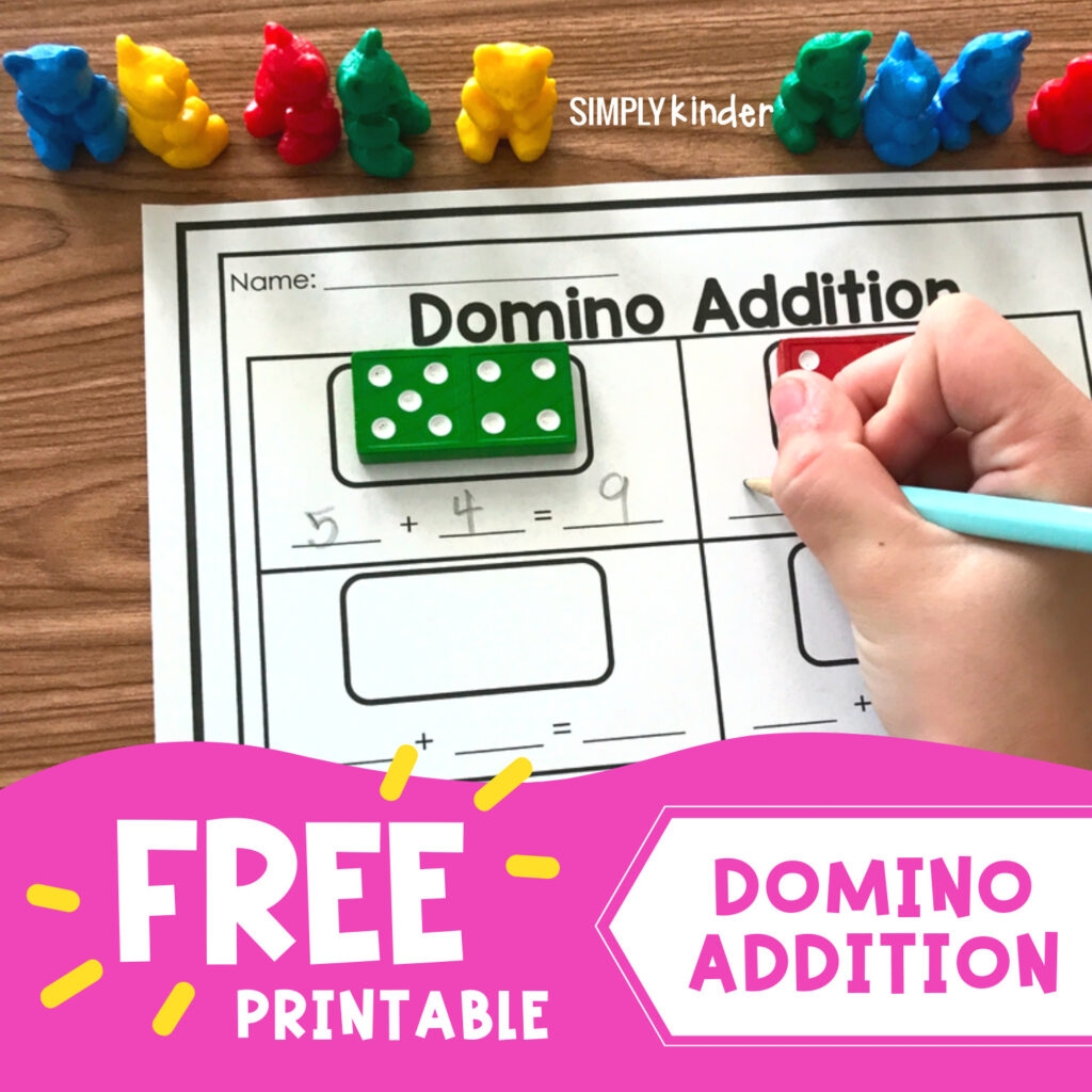 Free Printable Domino Math Worksheets Free Printable Domino Math Worksheets