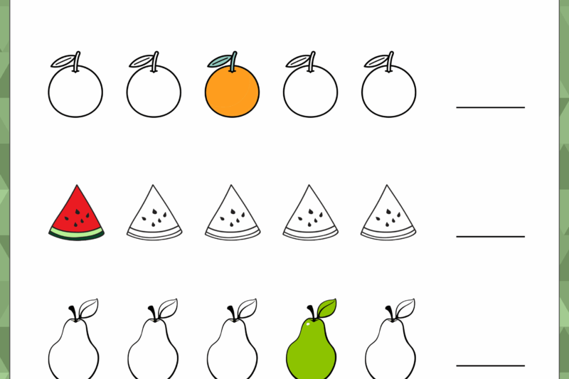 Free Printable Kindergarten Worksheets Ordinal Numbers