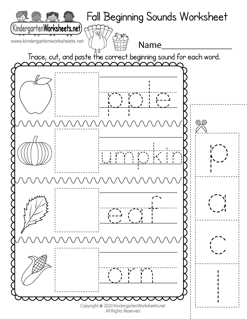 Beginning Sounds Worksheets Kindergarten Free Beginning Sounds Worksheets Kindergarten Free
