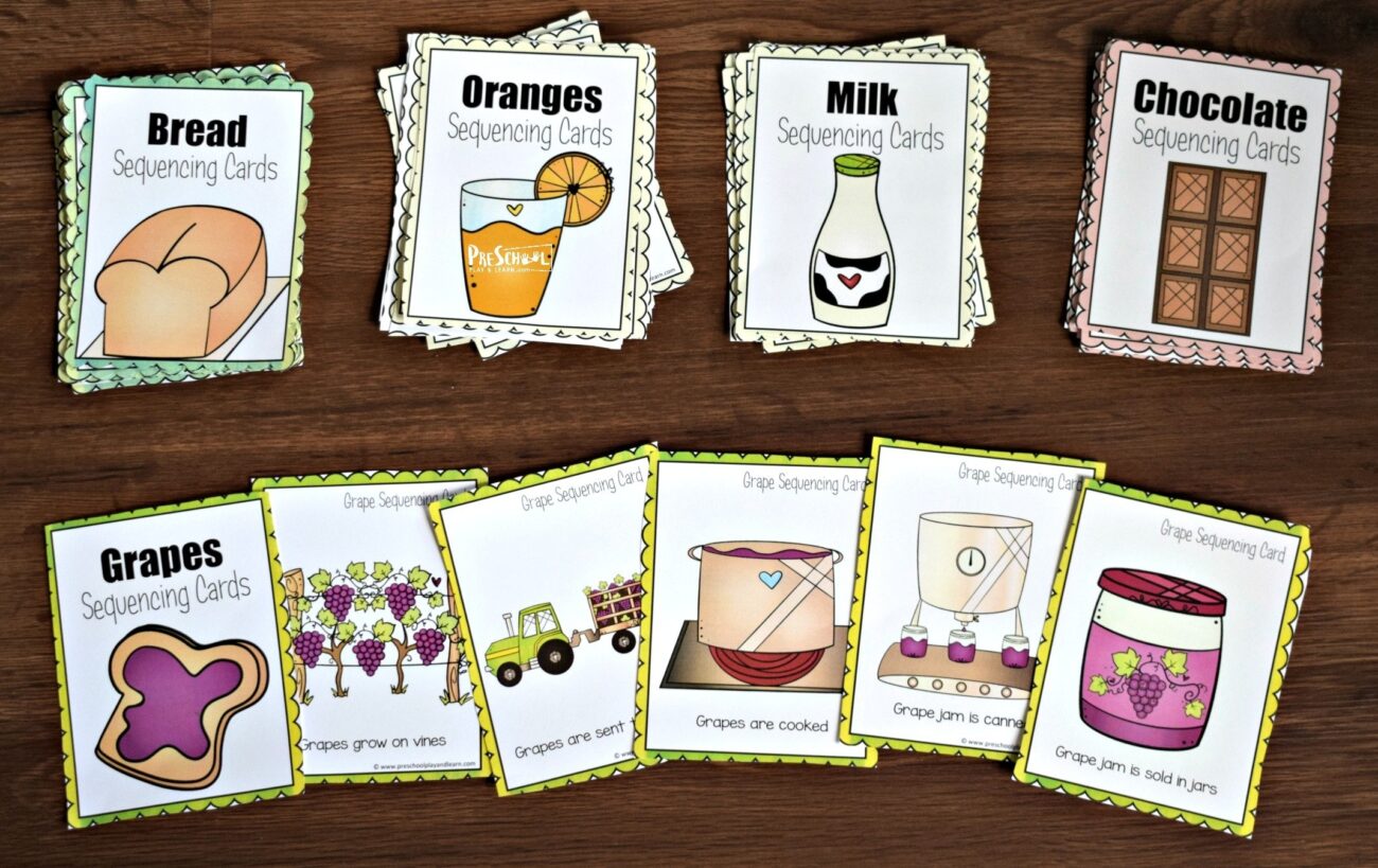 FREE Printable Farm Sequencing Cards Activity