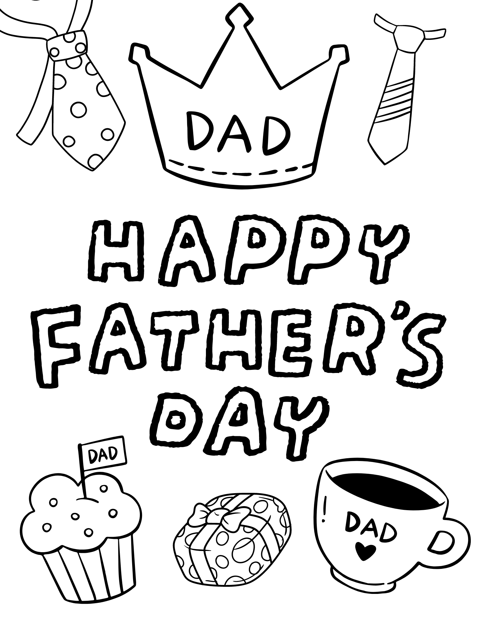 Fathers Day Printables For Preschoolers