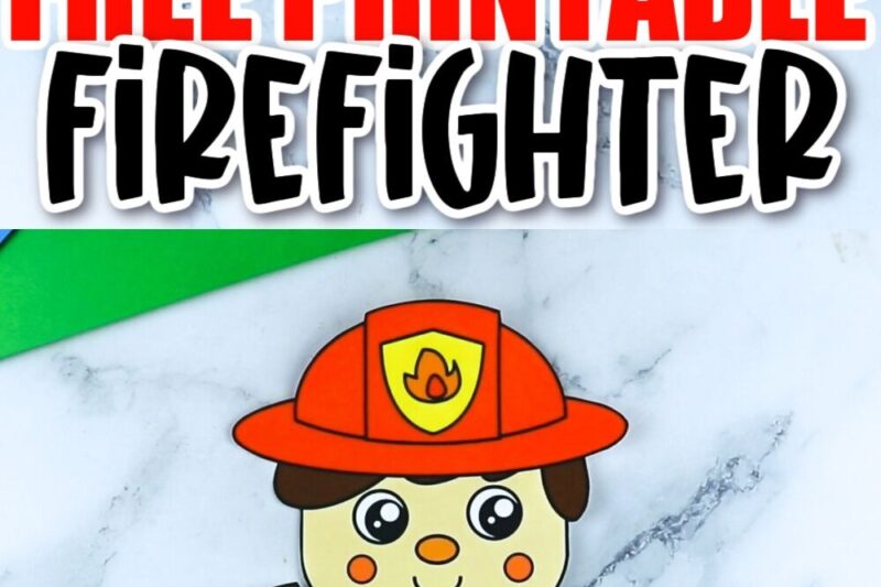 Printable Firefighter Craft Preschool