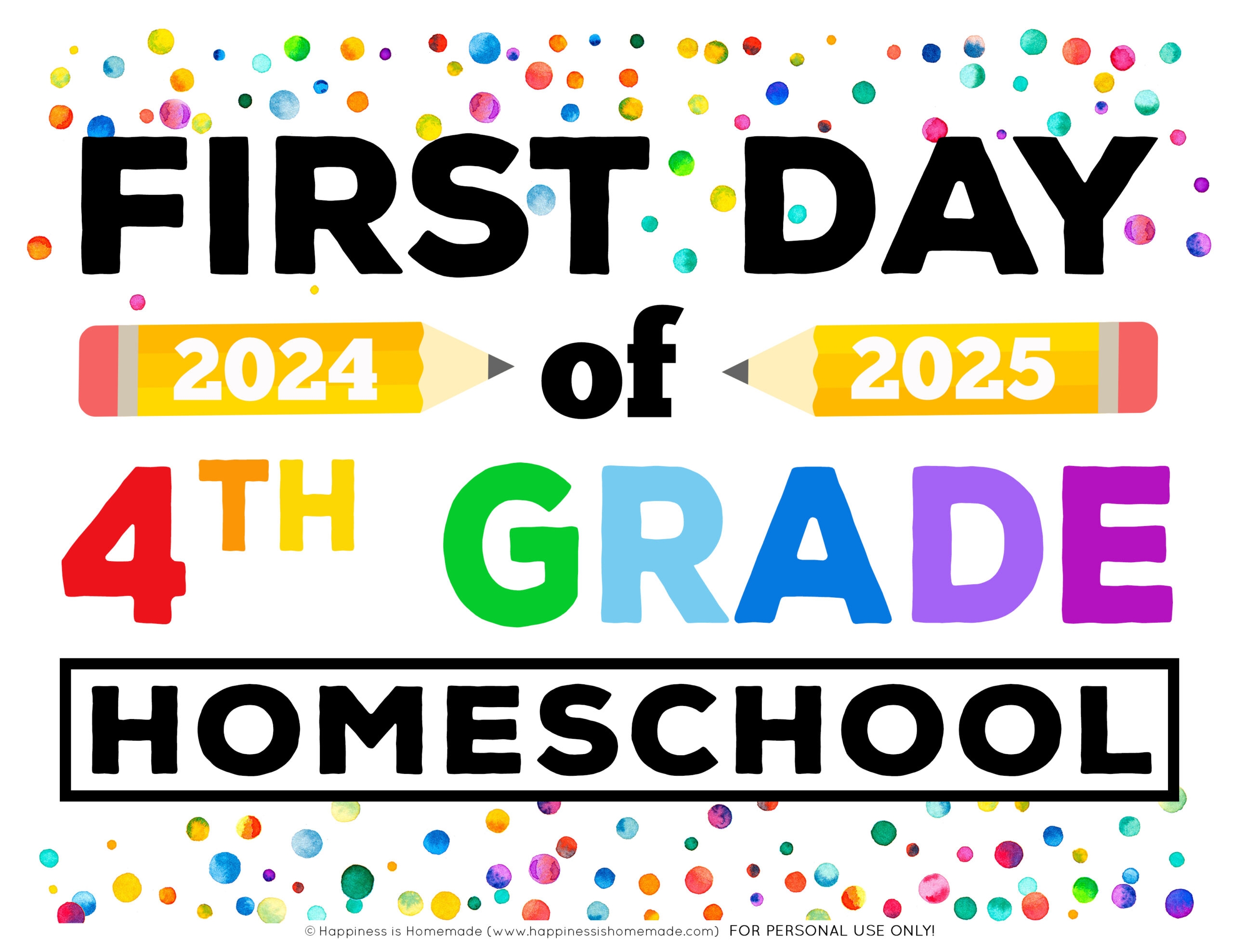 First Day Of Preschool Sign Printable