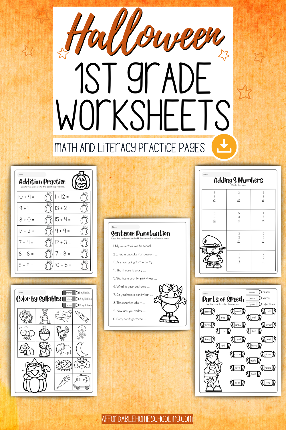 Free Printable 3rd Grade Halloween Worksheets Free Printable 3rd Grade Halloween Worksheets