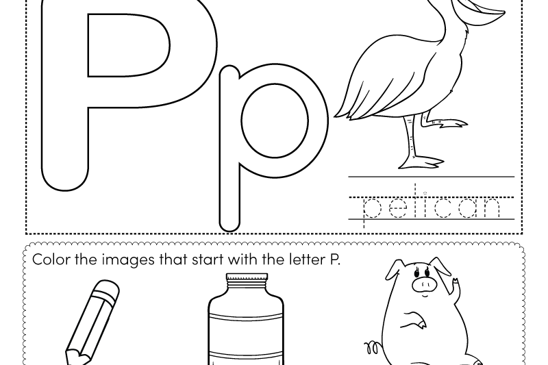 Letter P Printables Preschool