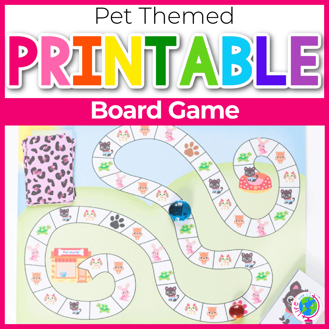 Printable Game Boards For Preschoolers