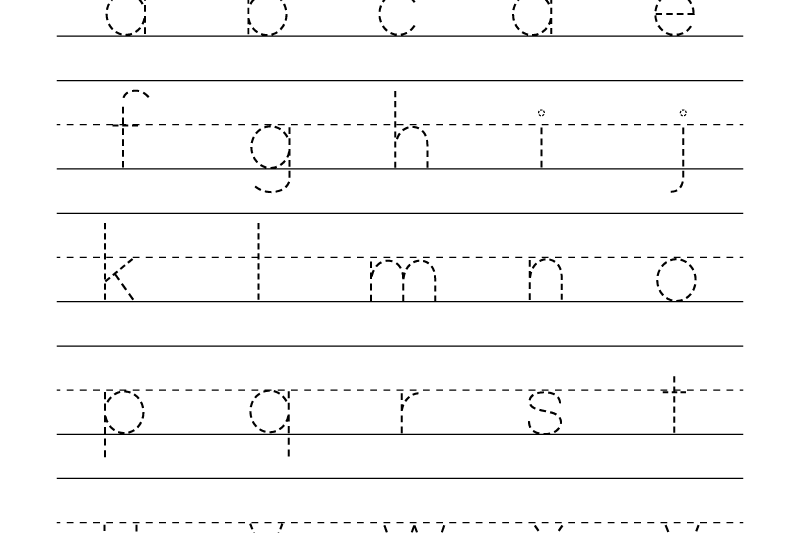 Free Kindergarten Worksheets Alphabet