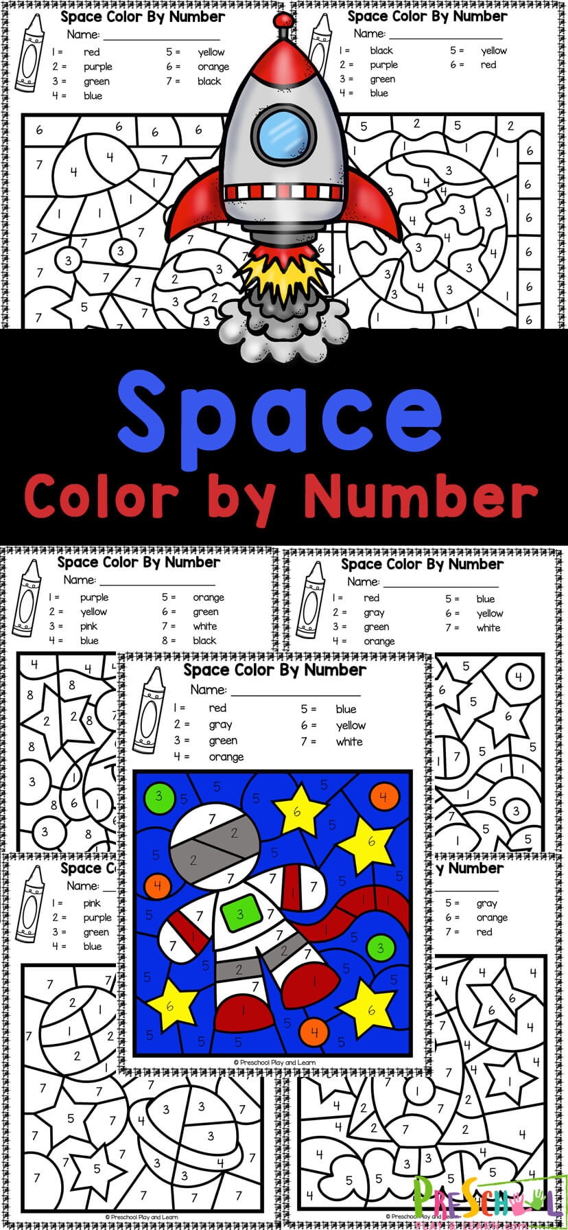 Free Printable Color Math Worksheets