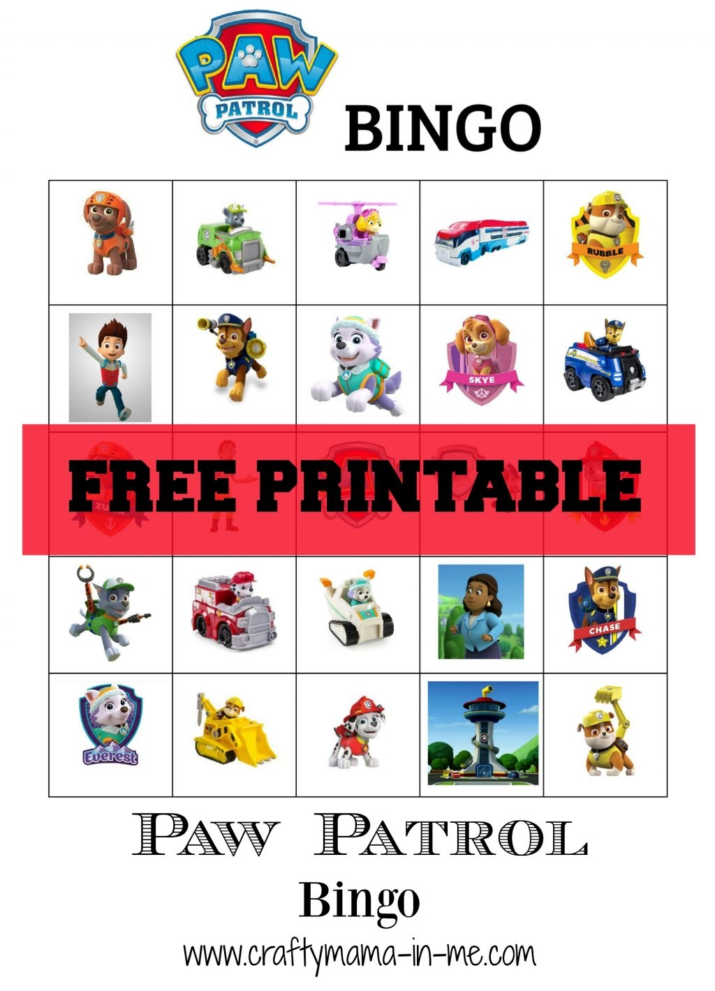 Paw Patrol Preschool Printables