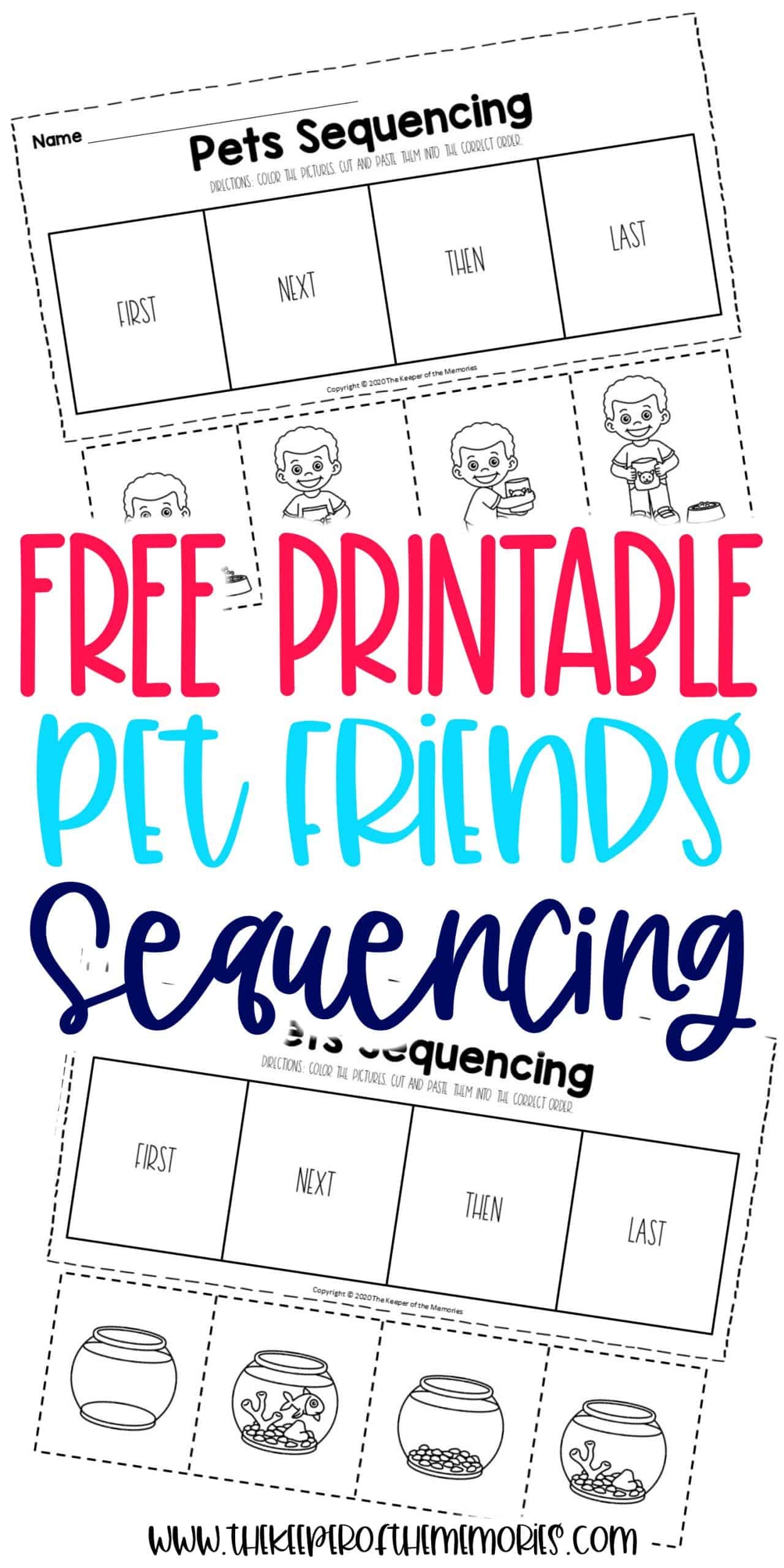 Free Printable Pets Story Sequence Worksheets The Keeper Of The Memories Free Printable Pets Story Sequence Worksheets The Keeper Of The Memories