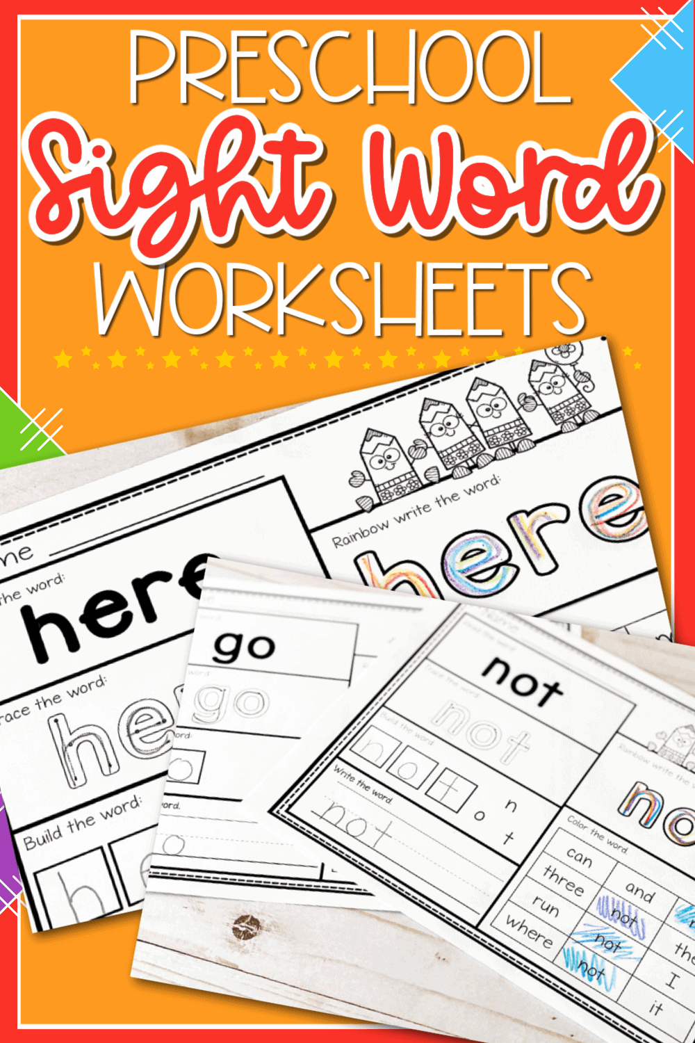Dolch Word Worksheets Kindergarten Dolch Word Worksheets Kindergarten