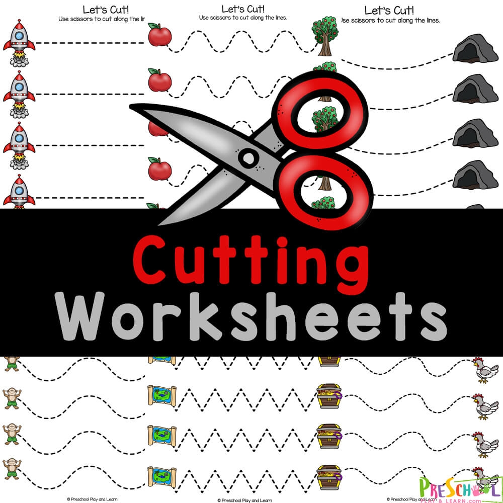 Summer Preschool Printable Worksheets Cutting