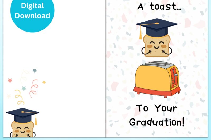 Printable Preschool Graduation Card