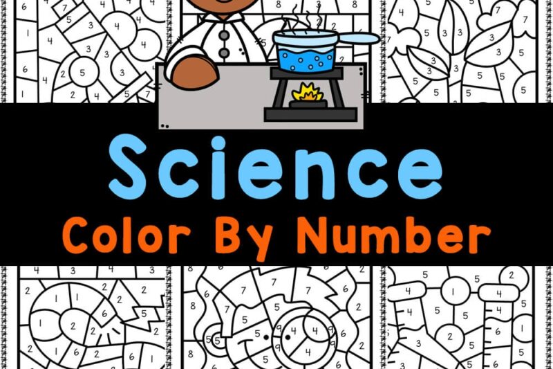 Color By Number Free Printable Worksheets