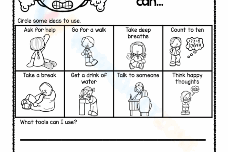 Free Printable Self-Control Worksheets