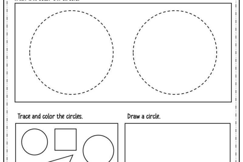 Free Circle Printable Worksheets