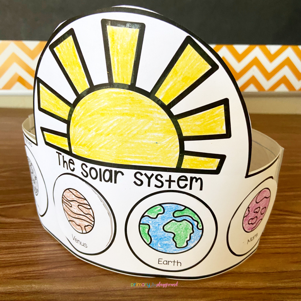 Free Printable Solar System Hat Primary Playground