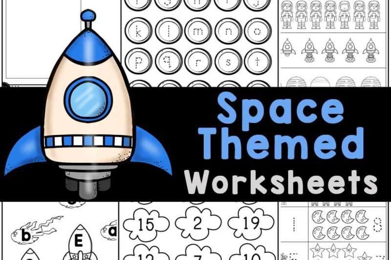 Free Preschool Space Printables