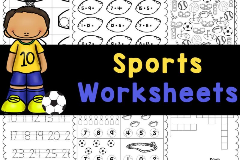 Free Preschool Sports Printables