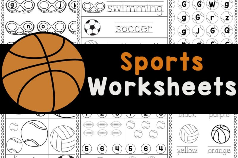 Free Preschool Sports Theme Printables