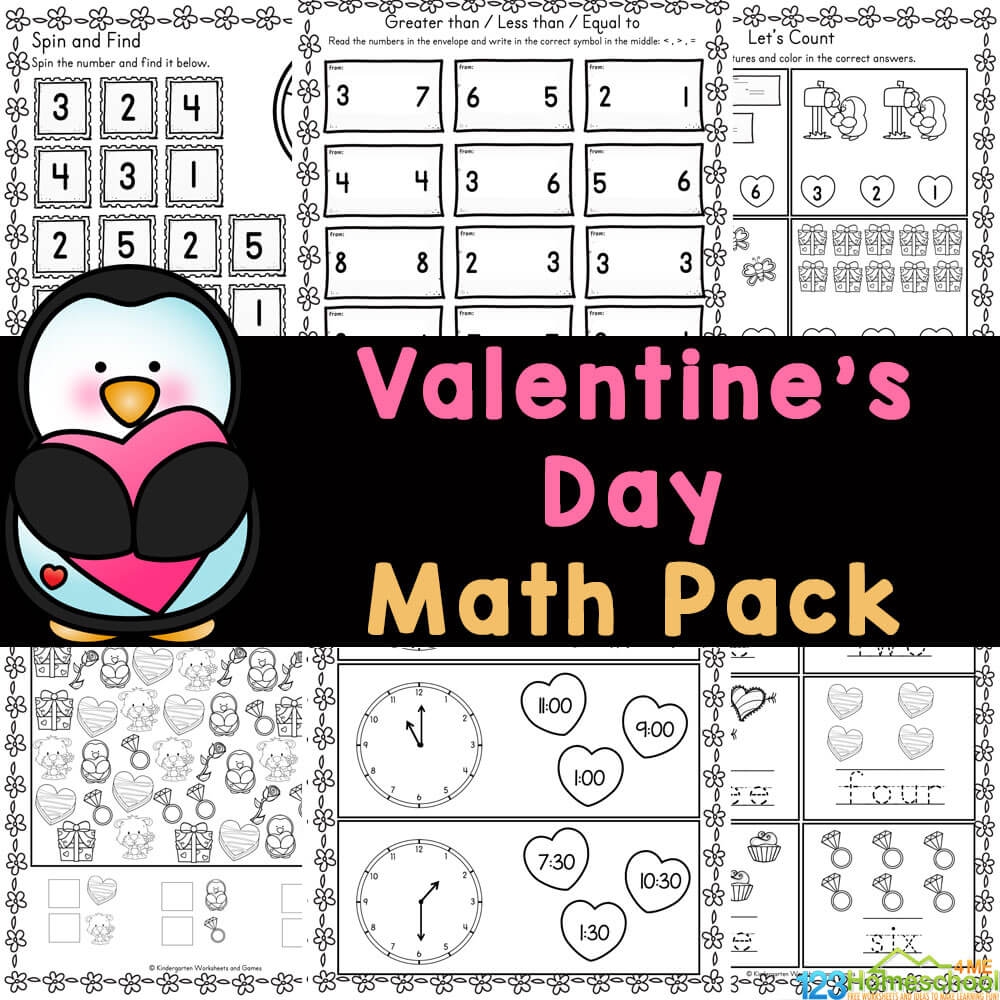 Valentines Worksheets Free Printable