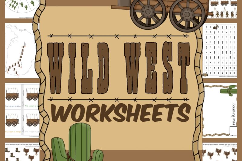 Cowboy Preschool Printables