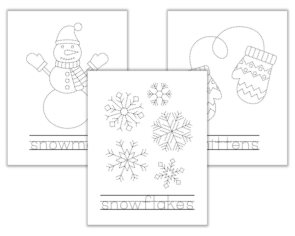 Free Printable Winter Tracing Worksheets For Preschoolers The Free Printable Winter Tracing Worksheets For Preschoolers The