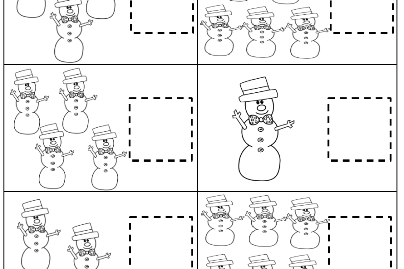Free Preschool Winter Math Printables