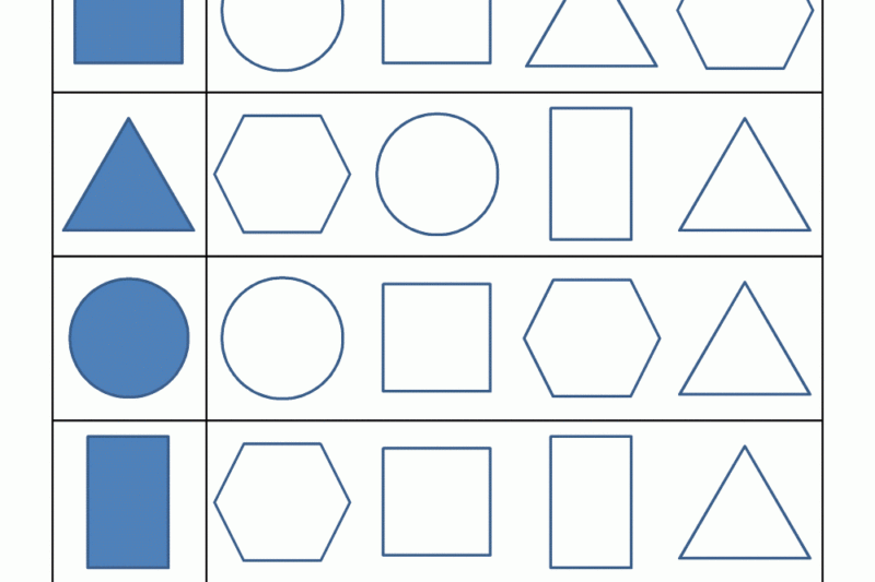 Free Printable Math Shapes Worksheets