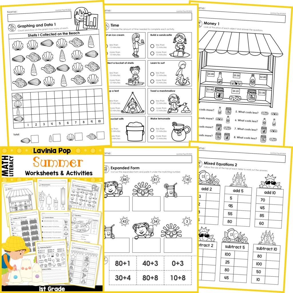 Free Printable 5th Grade Summer Worksheets Free Printable 5th Grade Summer Worksheets