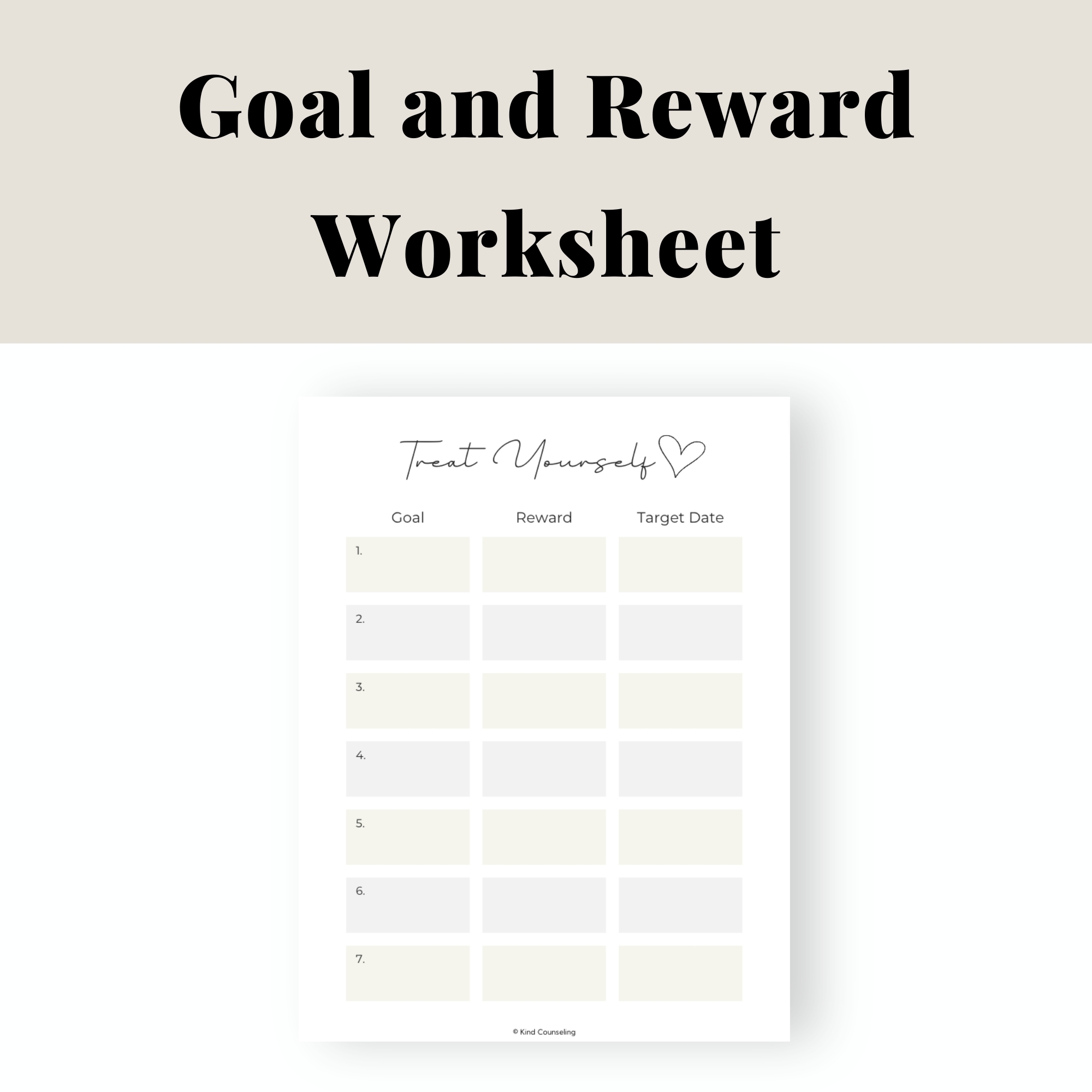 Goal And Reward Worksheet Free Goal setting Printable For Kids 