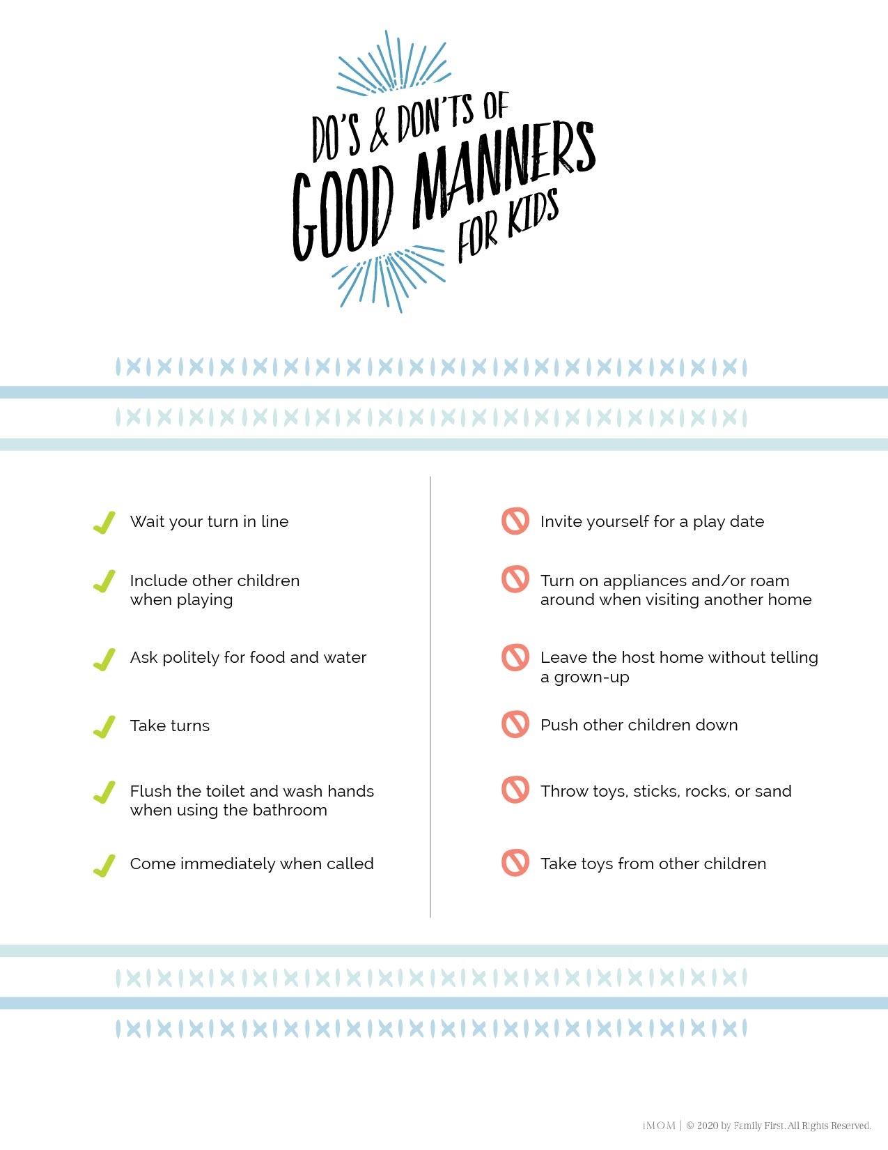 Free Printable Good Manners Worksheets