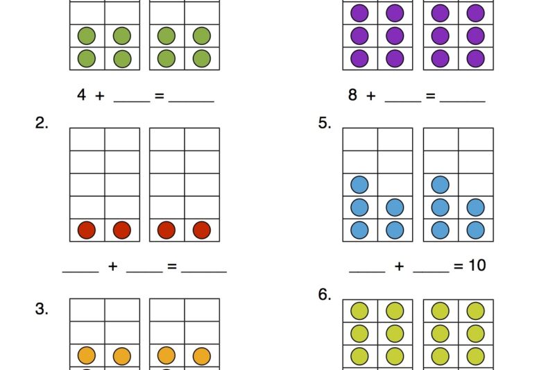 Free Kindergarten Math Worksheets Common Core