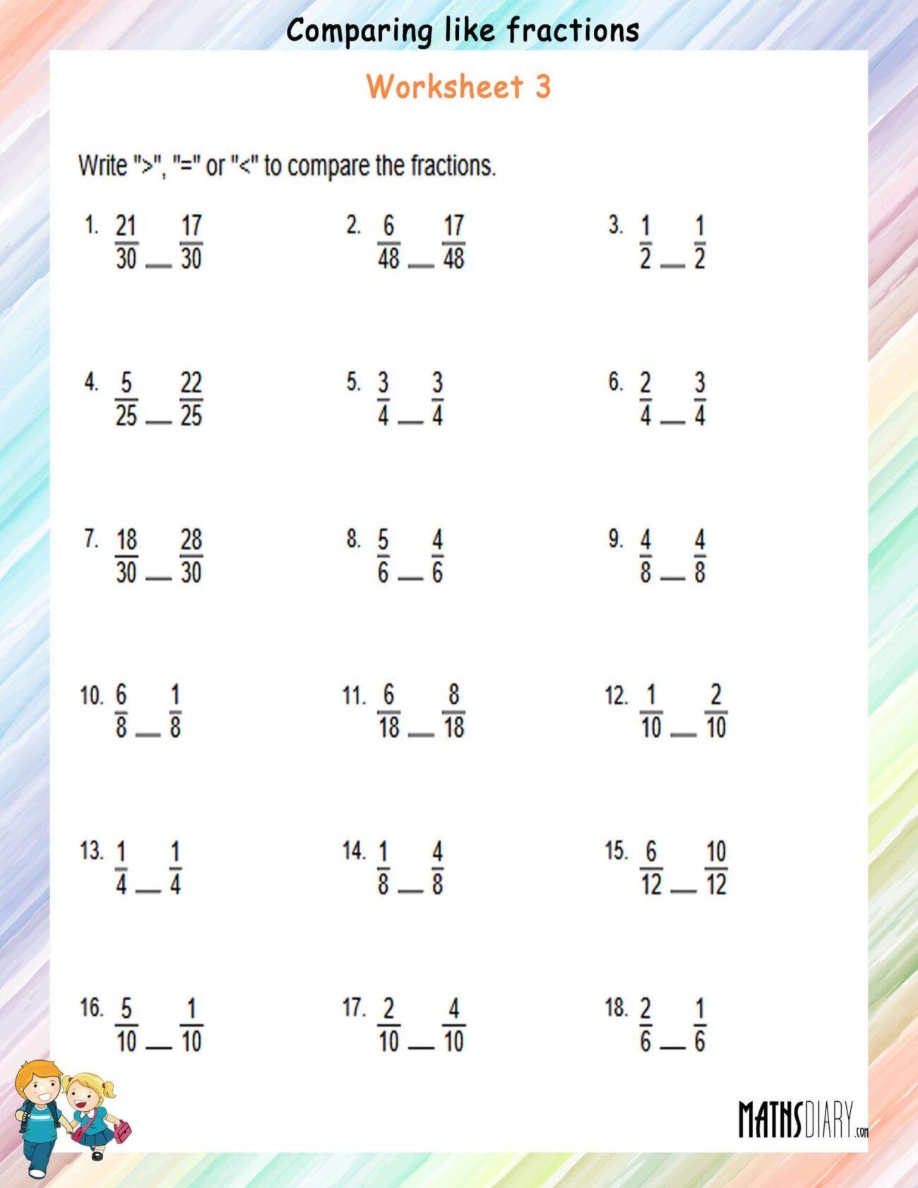 Grade 3 Math Worksheets