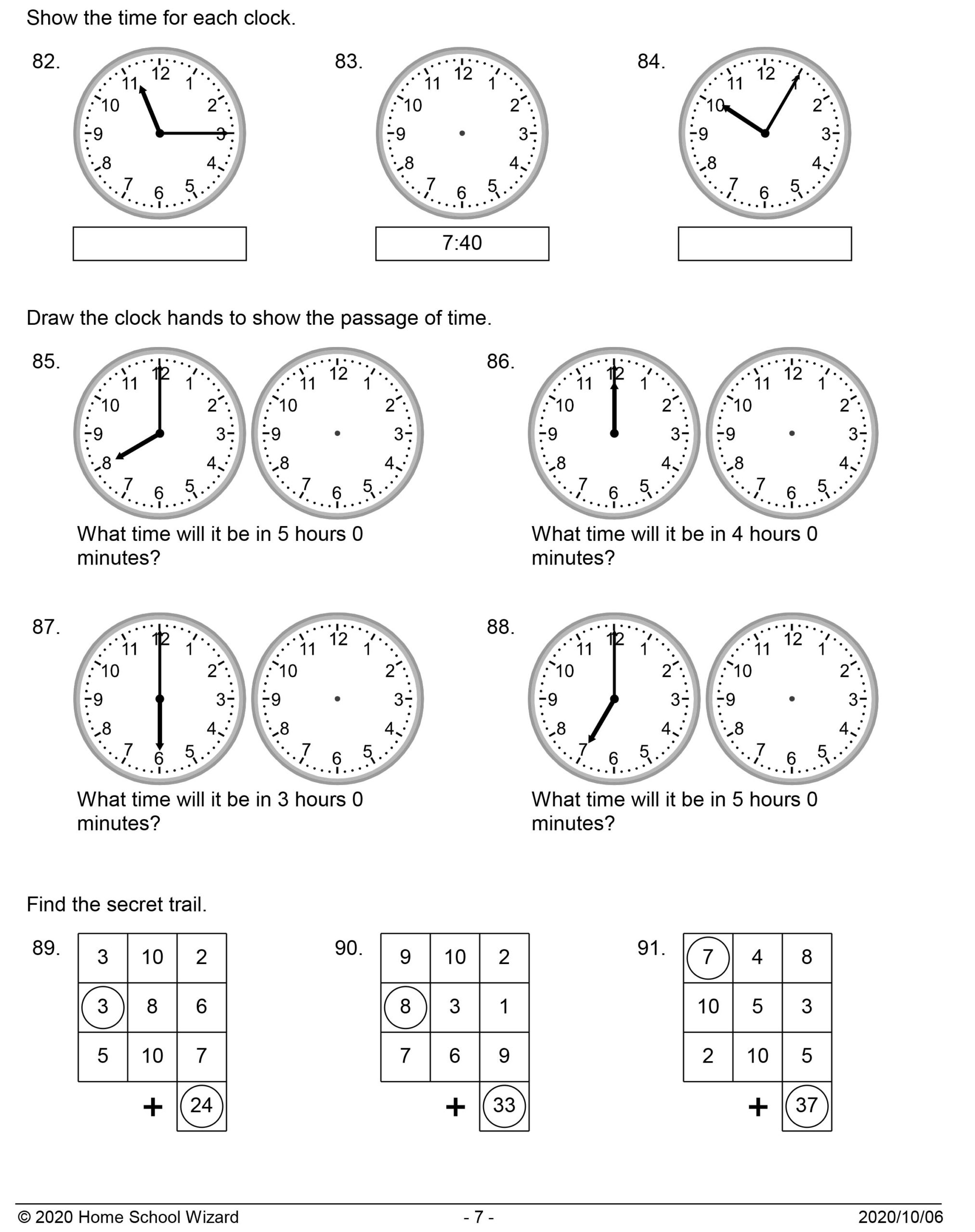 Class Iv Maths Worksheet Class Iv Maths Worksheet