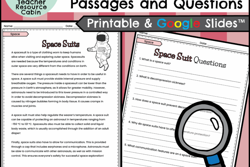 Grade 6 Science Reading Comprehension Worksheets