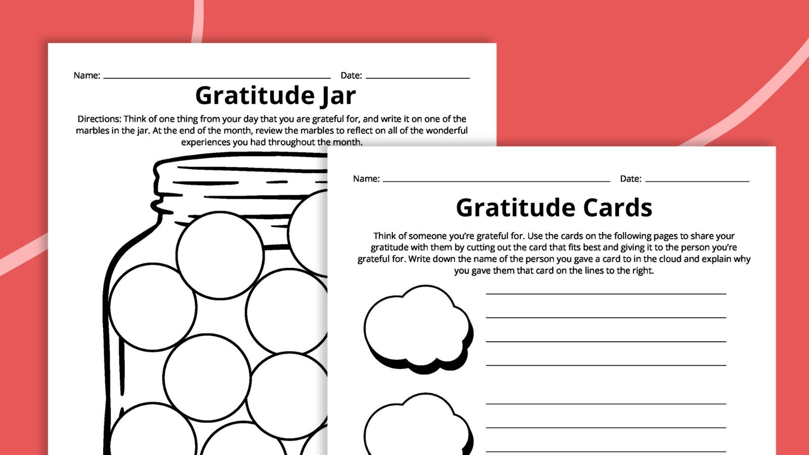 Free Printable Gratitude Worksheets Pdf
