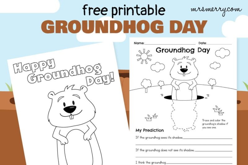 Groundhog Day Printable Worksheets Free