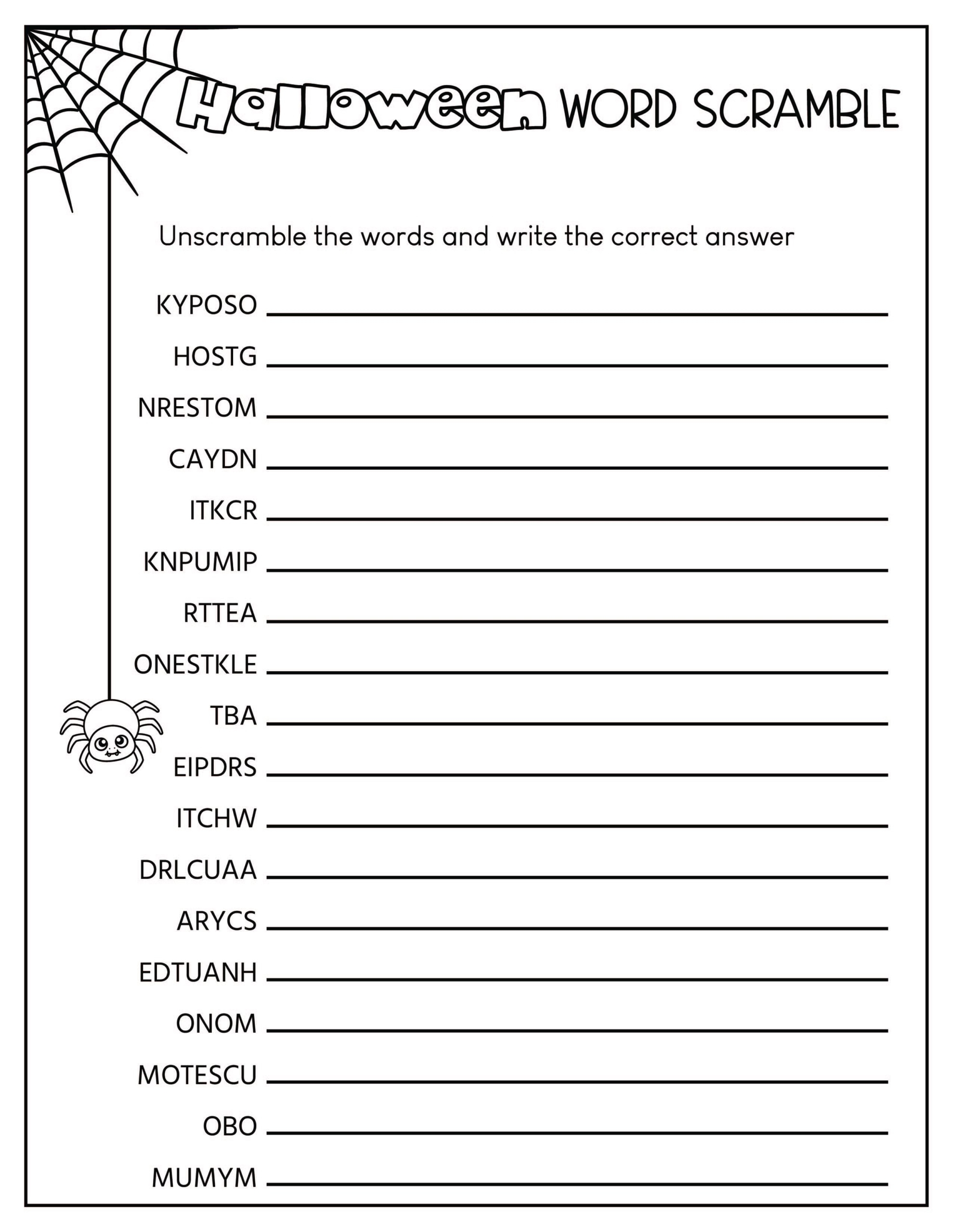 Halloween Activity Pages Free Printables Kids Activity Zone