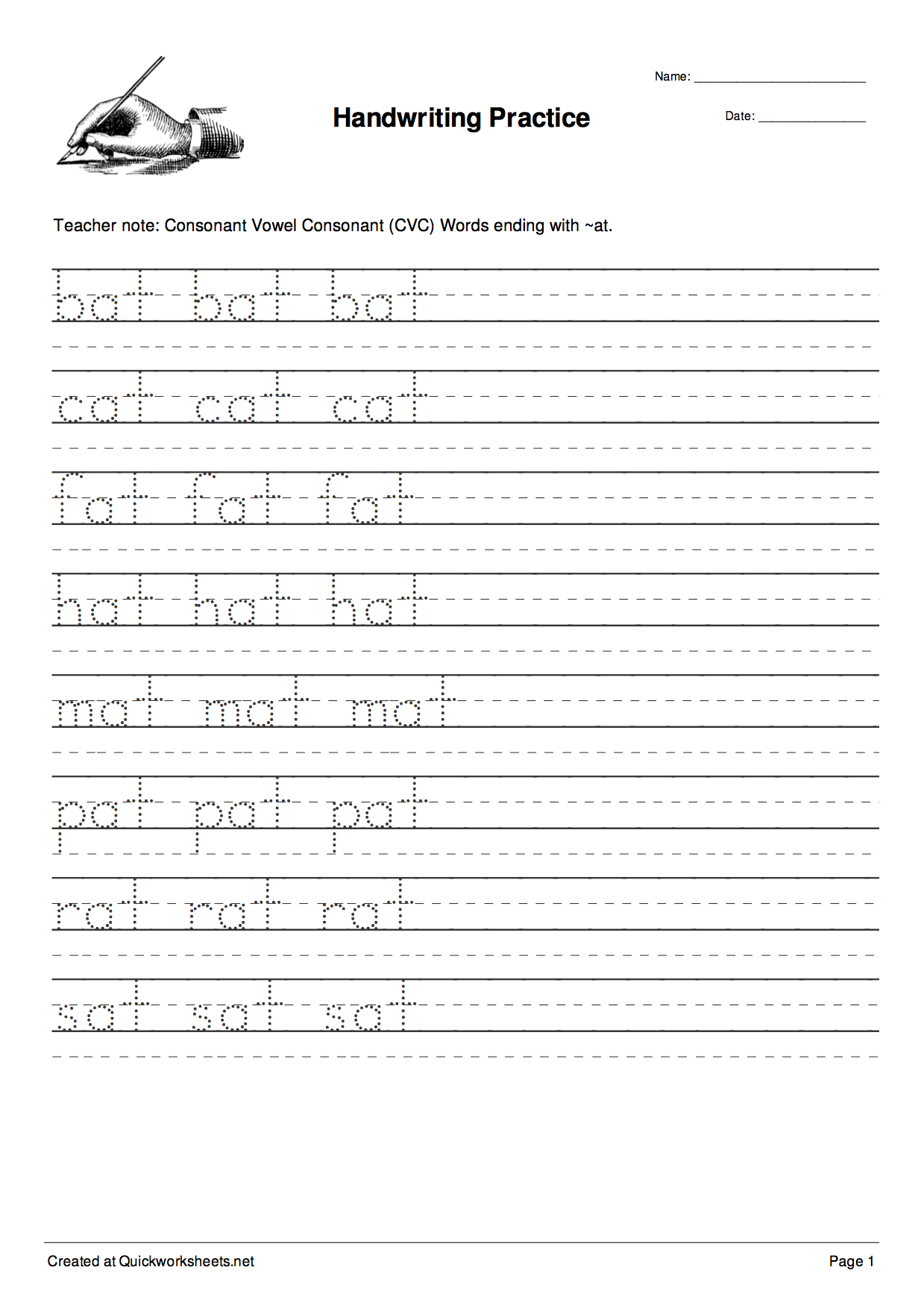 Free Printable Handwriting Worksheet Generator Free Printable Handwriting Worksheet Generator