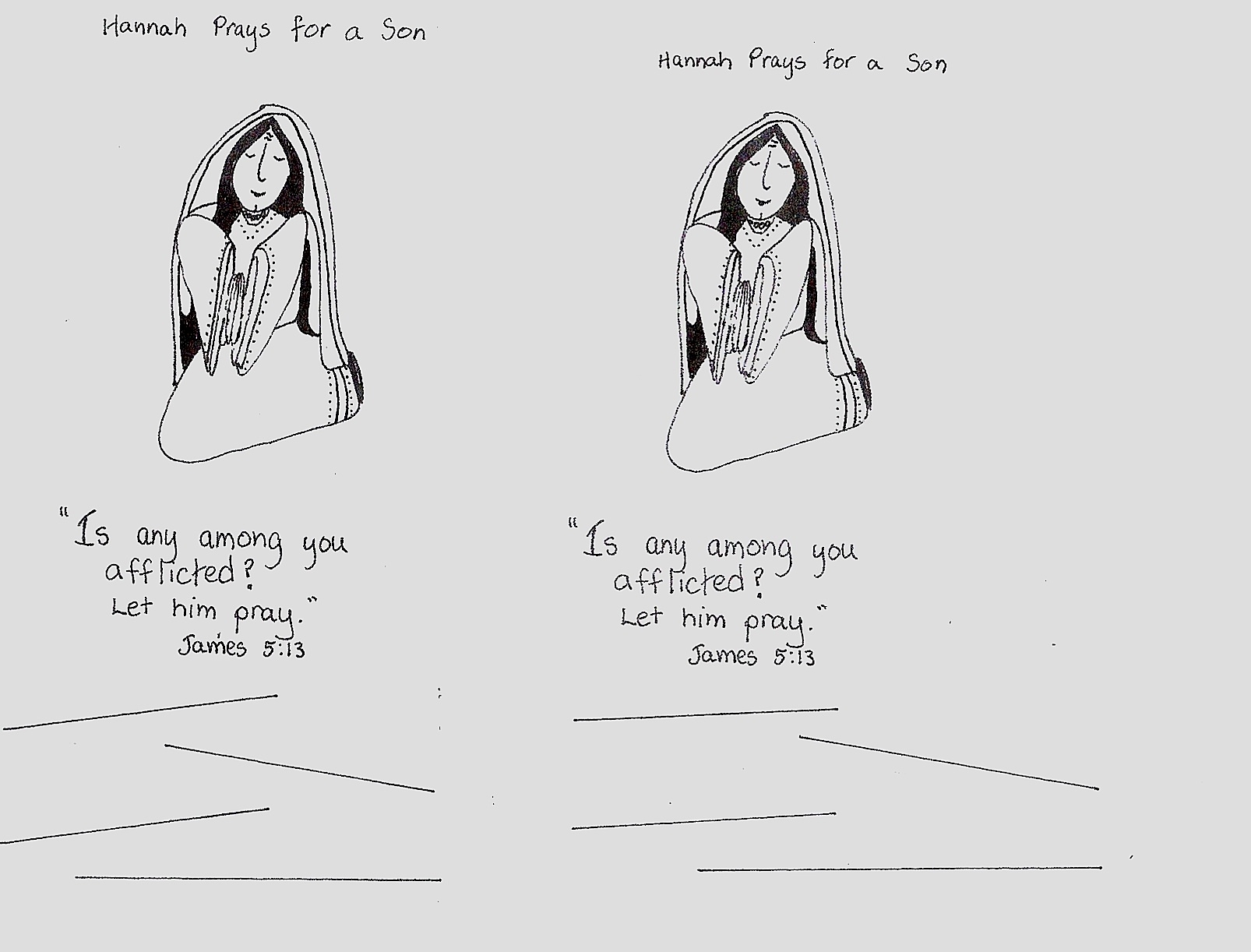 Hannah Prays Aunties Bible Lessons