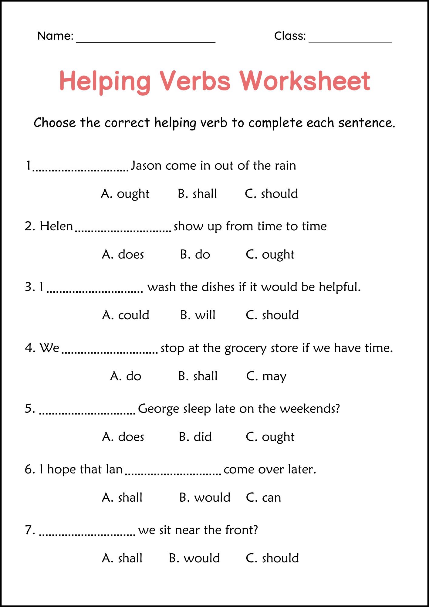 Exilary Verb Esl Worksheets Free Printables