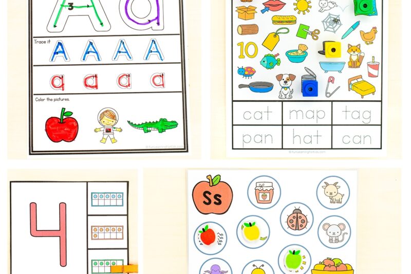Free Homeschool Worksheets For Kindergarten